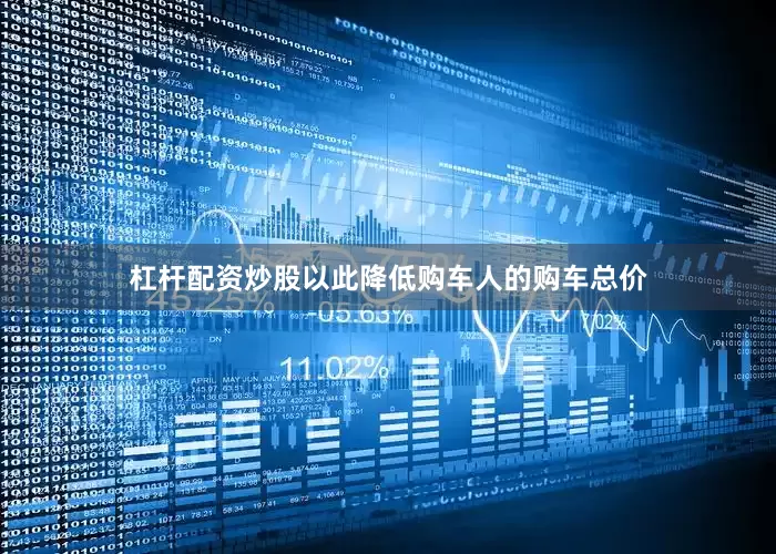 杠杆配资炒股以此降低购车人的购车总价